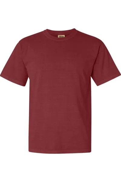 Comfort Colors Garment-dyed Heavyweight T-shirt In Red