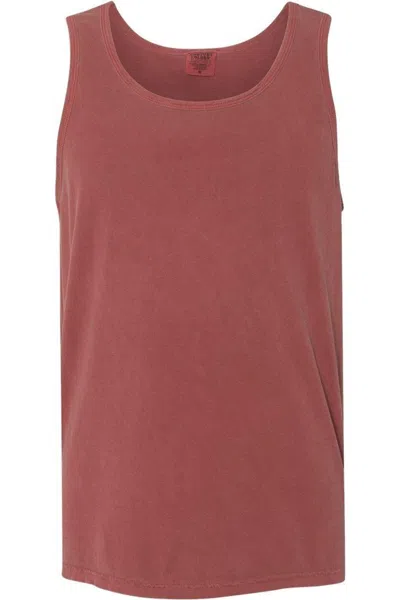 Comfort Colors Garment-dyed Heavyweight Tank Top In Red