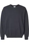 Comfort Colors Garment-dyed Lightweight Fleece Crewneck Sweatshirt In Black