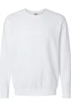 Comfort Colors Garment-dyed Lightweight Fleece Crewneck Sweatshirt In White