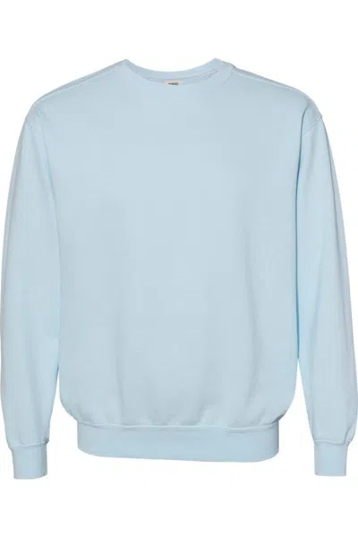 Comfort Colors Garment-dyed Sweatshirt In Blue