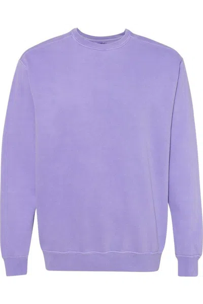 Comfort Colors Garment-dyed Sweatshirt In Purple
