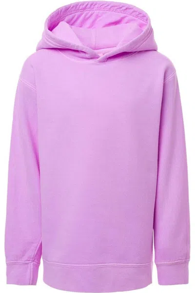 Comfort Colors Kids' Garment-dyed Youth Lightweight Fleece Hooded Sweatshirt In Multi