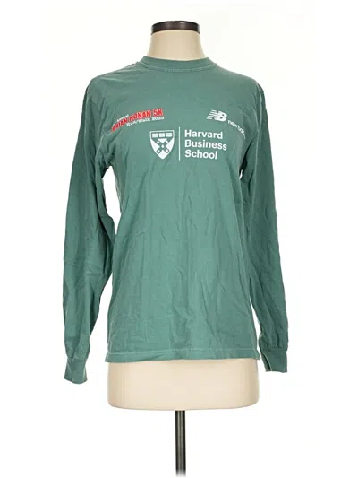 Pre-owned Comfort Colors Long Sleeve T-shirt In Green