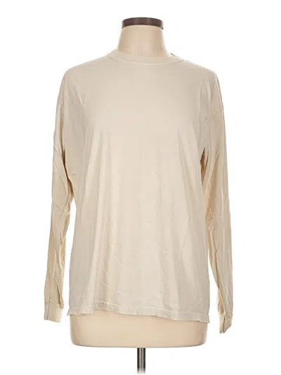 Pre-owned Comfort Colors Long Sleeve T-shirt In Ivory