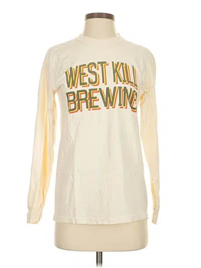 Pre-owned Comfort Colors Long Sleeve T-shirt In White