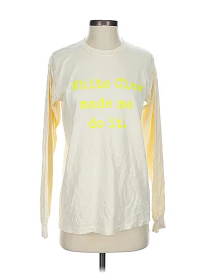 Pre-owned Comfort Colors Long Sleeve T-shirt In Yellow
