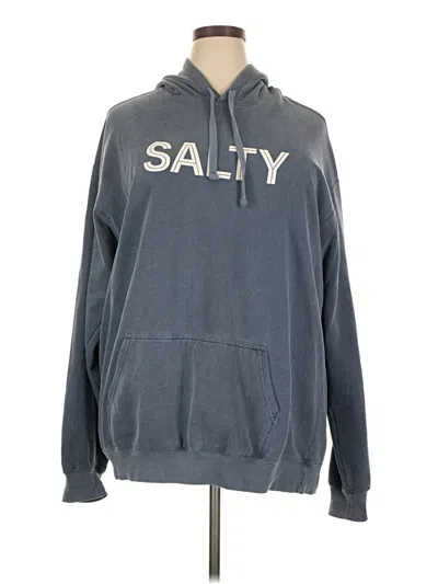 Pre-owned Comfort Colors Pullover Hoodie In Gray
