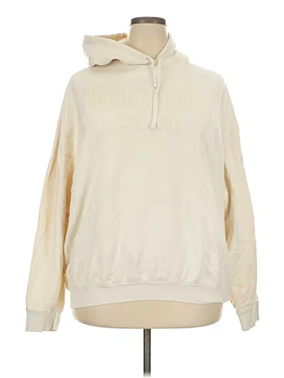Pre-owned Comfort Colors Pullover Hoodie In Ivory