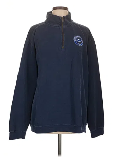 Pre-owned Comfort Colors Pullover Sweater In Blue