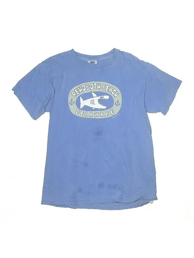 Pre-owned Comfort Colors Kids' Short Sleeve T-shirt In Blue