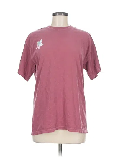 Pre-owned Comfort Colors Short Sleeve T-shirt In Burgundy