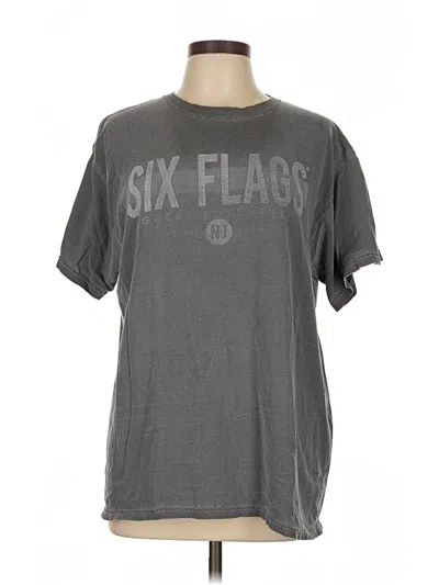 Pre-owned Comfort Colors Short Sleeve T-shirt In Gray