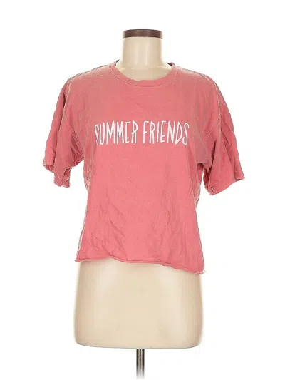 Pre-owned Comfort Colors Short Sleeve T-shirt In Pink