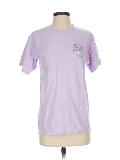 Pre-owned Comfort Colors Short Sleeve T-shirt In Purple