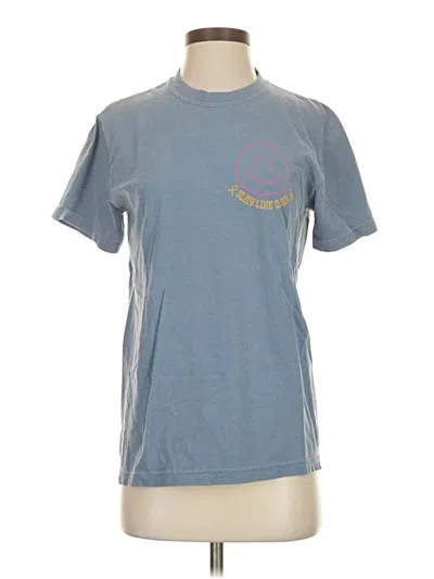Pre-owned Comfort Colors Short Sleeve T-shirt In Blue