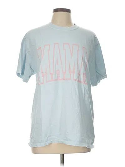 Pre-owned Comfort Colors Short Sleeve T-shirt In Blue