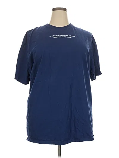 Pre-owned Comfort Colors Short Sleeve T-shirt In Blue