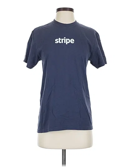 Pre-owned Comfort Colors Short Sleeve T-shirt In Blue