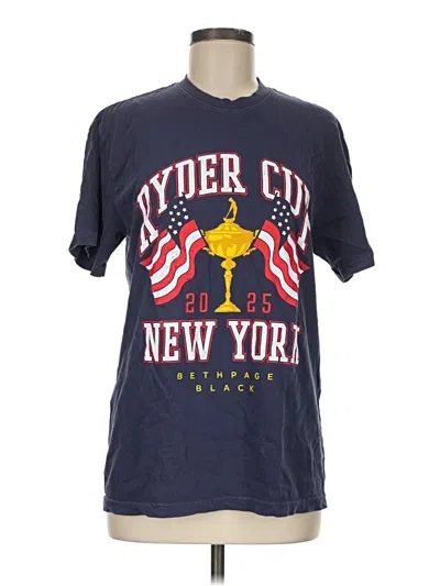 Pre-owned Comfort Colors Short Sleeve T-shirt In Blue