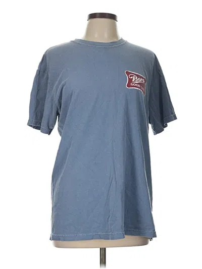 Pre-owned Comfort Colors Short Sleeve T-shirt In Blue