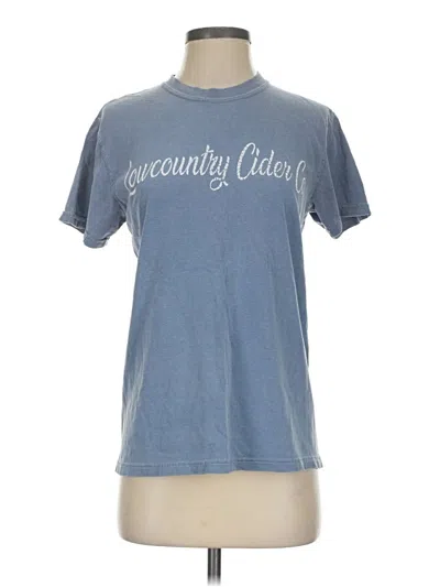 Pre-owned Comfort Colors Short Sleeve T-shirt In Blue