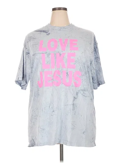 Pre-owned Comfort Colors Short Sleeve T-shirt In Blue