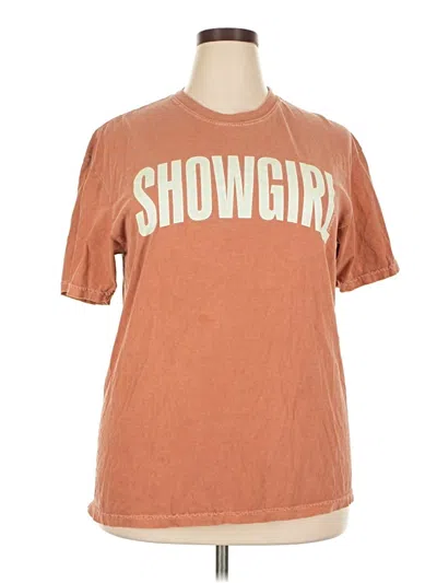 Pre-owned Comfort Colors Short Sleeve T-shirt In Brown