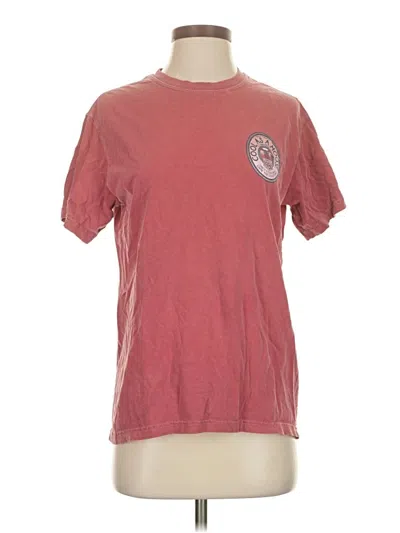 Pre-owned Comfort Colors Short Sleeve T-shirt In Burgundy