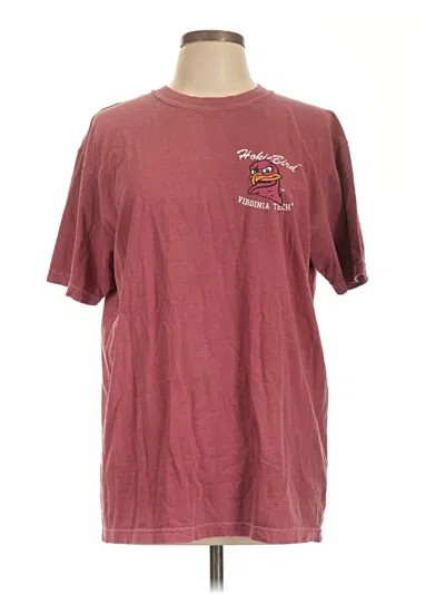 Pre-owned Comfort Colors Short Sleeve T-shirt In Burgundy