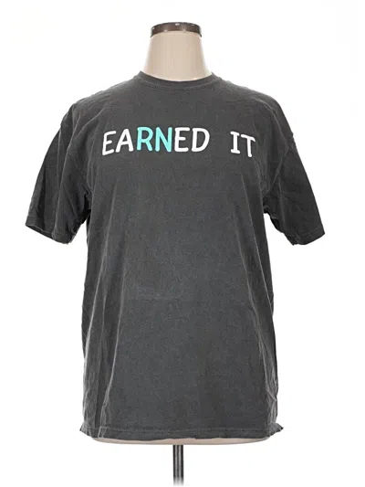 Pre-owned Comfort Colors Short Sleeve T-shirt In Gray