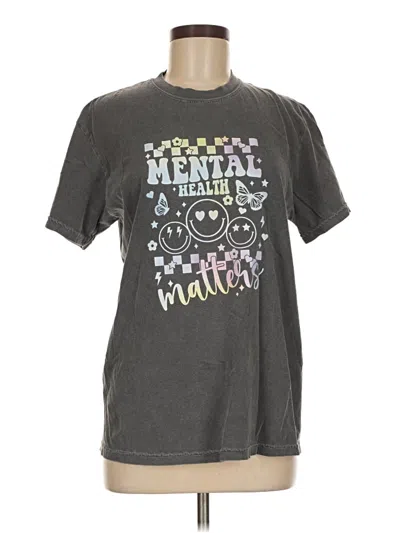 Pre-owned Comfort Colors Short Sleeve T-shirt In Gray