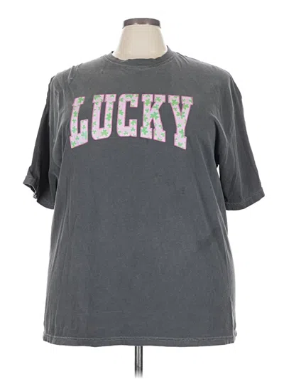Pre-owned Comfort Colors Short Sleeve T-shirt In Gray
