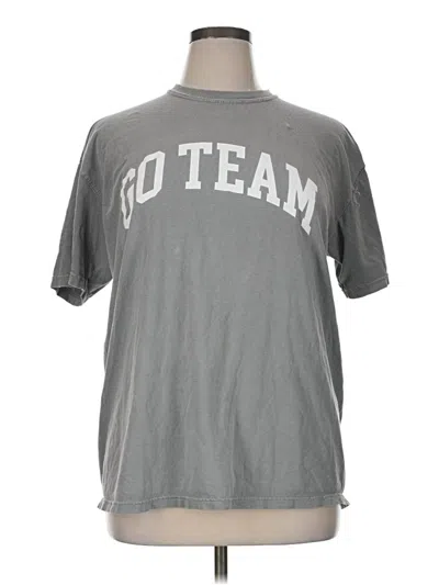 Pre-owned Comfort Colors Short Sleeve T-shirt In Gray
