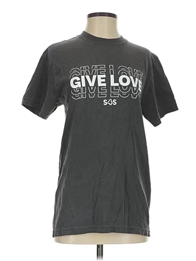 Pre-owned Comfort Colors Short Sleeve T-shirt In Gray