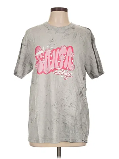 Pre-owned Comfort Colors Short Sleeve T-shirt In Gray