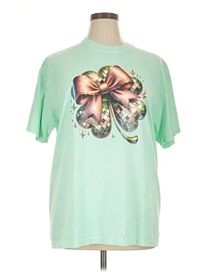 Pre-owned Comfort Colors Short Sleeve T-shirt In Green