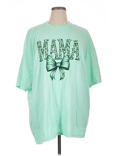 Pre-owned Comfort Colors Short Sleeve T-shirt In Green