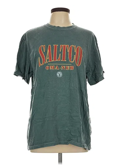Pre-owned Comfort Colors Short Sleeve T-shirt In Green