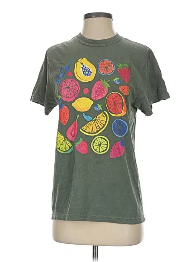 Pre-owned Comfort Colors Short Sleeve T-shirt In Green