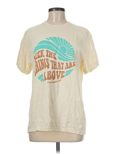 Pre-owned Comfort Colors Short Sleeve T-shirt In Ivory