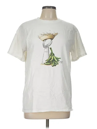 Pre-owned Comfort Colors Short Sleeve T-shirt In Ivory