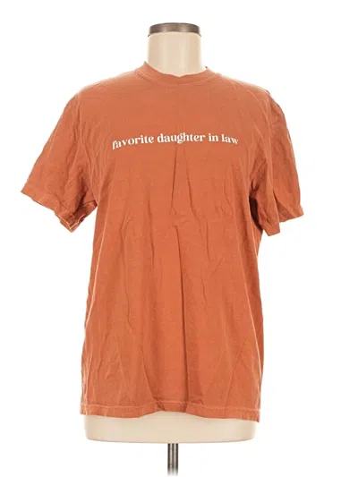 Pre-owned Comfort Colors Short Sleeve T-shirt In Orange