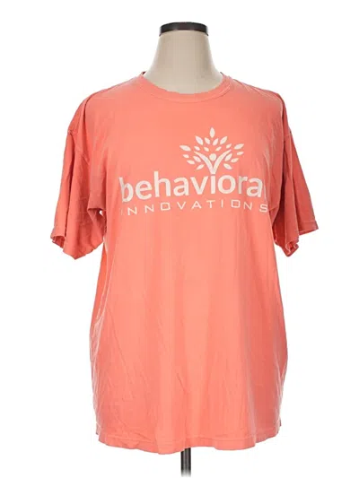 Pre-owned Comfort Colors Short Sleeve T-shirt In Orange