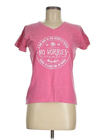 Pre-owned Comfort Colors Short Sleeve T-shirt In Pink