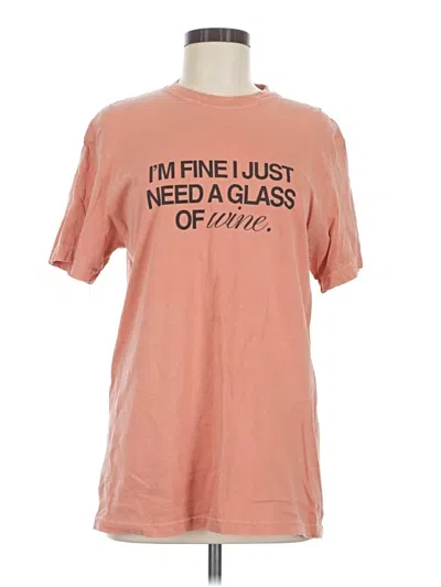 Pre-owned Comfort Colors Short Sleeve T-shirt In Pink