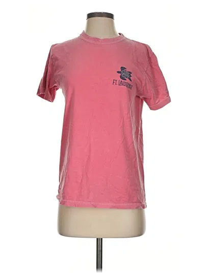Pre-owned Comfort Colors Short Sleeve T-shirt In Pink