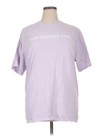 Pre-owned Comfort Colors Short Sleeve T-shirt In Purple