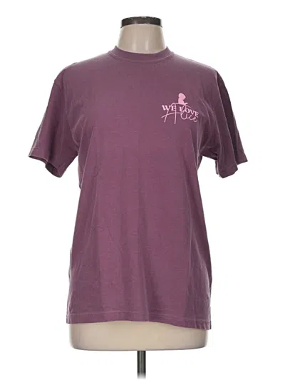 Pre-owned Comfort Colors Short Sleeve T-shirt In Purple