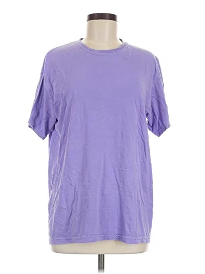 Pre-owned Comfort Colors Short Sleeve T-shirt In Purple